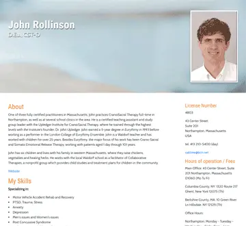 John Rollinson profile example