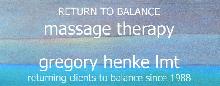 Return To Balance Massage Therapy