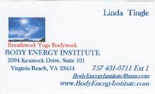 Body Energy Institute, Virginia Beach
